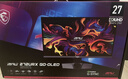 微星（MSI）27英寸 4K240Hz 滿血DP2.1 OLED顯示器 游戲電競電腦顯示屏 TYPE-C 98W MPG 272URX QD-OLED流光 曬單實拍圖