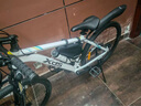 喜德盛山地自行車黑客350 X6鋁合金車架21速變速機(jī)械碟剎 白灰色 17寸 曬單實拍圖
