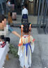 年衣漢服女童2025春秋新款超仙古裝唐裝兒童中秋表演演出服 酪黃100 曬單實(shí)拍圖