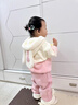 G.DUCKKIDS小黃鴨童裝女童套裝秋冬季2024新款兒童運(yùn)動(dòng)套裝一歲寶寶衣服冬季 粉色 90 建議1~2歲【 80-90cm】cm 曬單實(shí)拍圖