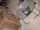 皓彩（haoluck） 工業(yè)風(fēng)扇趴地扇家用強力電風(fēng)扇落地扇大功率工廠車間工地商用臺式坐地爬地扇大風(fēng)風(fēng)扇落地電風(fēng)扇 銀色16寸四檔風(fēng)力 銅線電機 鋁葉 2.5米電源線 曬單實拍圖