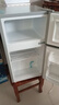 新飛 FRESTEC冰箱小型租房用 一級能效冷 藏冷凍兩用1-2人家用小冰箱 出租房雙門電冰箱辦公室兩門 25年升級 58A118LS一級能效【高性價比】銀 曬單實(shí)拍圖