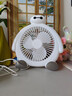 祥瓏電風(fēng)扇學(xué)生宿舍床上小型電扇迷你辦公室桌面臺式床頭家用USB卡通風(fēng)扇 萌大白USB接口【無(wú)檔位調節】 曬單實(shí)拍圖