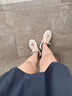 斯凱奇（Skechers）女鞋秋季戶外防滑徒步鞋抓地防護耐磨越野運動跑步鞋 灰褐色/多彩色/TPMT 38 曬單實拍圖