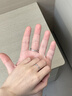 BOEAY指針情侶對戒純銀戒指女款男士一對可調節(jié)鐘久久求婚戒指結婚表白 【免費刻字】指針情侶戒指一對 曬單實拍圖