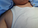 海瀾之家背心男純棉男士背心100%純棉汗衫男寬松大碼老頭衫打底背心男保暖 100%純棉-白色/白色(2件裝) 4XL -190/115(190-210斤) 曬單實(shí)拍圖