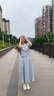 CAMILA KSENIA小白鞋子2025新款夏季單鞋百搭平底爆款休閑運(yùn)動板鞋女士高檔時尚 綠色 36 曬單實(shí)拍圖