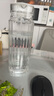 樂美雅（Luminarc）玻璃水壺冷水壺涼水杯家用冰箱大容量茶壺四方透明1.1L涼水壺 曬單實拍圖