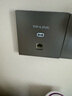 TP-LINK 1200M 5G雙頻無線面板AP路由器86型企業(yè)酒店別墅全屋wifi接入POE供電AC管理AP1202I-PoE薄款深空銀 曬單實拍圖