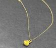 中國(guó)黃金（CHINA GOLD）黃金項(xiàng)鏈足金貓爪吊墜可愛(ài)萌寵鎖骨鏈?zhǔn)罪椛债厴I(yè)禮物送女友老婆 京速達(dá)*足金貓爪吊墜-約0.2g【贈(zèng)銀鏈】 曬單實(shí)拍圖