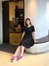 斯凱奇（Skechers）女鞋秋季緩震健步鞋厚底增高休閑運動鞋跑步鞋125641 粉紅色/PNK 37 曬單實拍圖