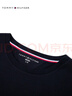 Tommy Hilfiger26春夏新款男裝純棉刺繡圓領(lǐng)打底內搭休閑通勤多色短袖T恤 【A560】藏青色587 M (推薦：135-150斤) 曬單實(shí)拍圖