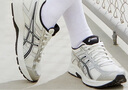 亞瑟士ASICS網(wǎng)面跑鞋百搭男鞋緩震運動鞋透氣跑步鞋 GEL-CONTEND 4 白色/銀色 42.5 曬單實拍圖