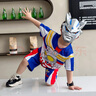 G.DUCKKIDS童裝男童套裝夏季新款賽羅奧特曼衣服兒童運(yùn)動(dòng)套裝卡通寶寶兩件套 彩虹奧特曼藍(lán)色aoegkqe 110 建議100-110cm4-5歲 曬單實(shí)拍圖