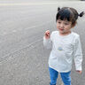 七樂豆嬰兒春秋長袖t恤寶寶兒童莫代爾秋衣幼兒薄款男童女童打底衫上衣 白色 90 曬單實拍圖
