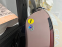 瘋狂芒果LANG升級款-電動車頭盔3C認證 男女夏季防曬透氣 電瓶摩托車輕便半盔 【奶茶MIPS+金色炫彩鏡片】 曬單實拍圖