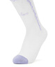 Skechers斯斯凱奇兒童可愛(ài)襪子女童舒適四季通用透氣時(shí)尚中筒襪L225G051 紫玫瑰色/01NE 均碼 (L) 曬單實(shí)拍圖