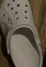 卡駱馳（crocs）洞洞鞋男女鞋貝雅卡駱班Clog一腳蹬穿沙灘涼拖鞋205089-126 M5W7 曬單實(shí)拍圖