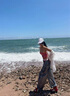 DAPHNE LAB方糖拳擊靴 德訓(xùn)底獵裝短靴復(fù)古中筒西部靴女靴25秋季新款 紅色 37 (235mm) 曬單實(shí)拍圖