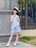 NICKYBABY女童連衣裙2025夏季新款兒童無袖背心涼感冰絲風(fēng)琴百褶速干網(wǎng)球裙 6142藍(lán)色 【連衣裙】 120 cm 曬單實(shí)拍圖