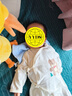 貝瑞加（Babyprints）嬰兒連體衣2件裝新生寶寶蝴蝶衣長袖護肚連身衣滿月服 小熊59 曬單實拍圖