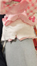迪士尼兒童內褲女童抗菌棉平角褲草莓熊女短褲三角褲SS96116 搭色4 120 曬單實拍圖