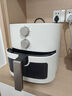 美的（Midea）空氣炸鍋蒸汽嫩烤不干柴 透明可視實用大容量5.3L 金屬內(nèi)腔易潔烤盤 易用旋鈕免翻面KZE5383  曬單實拍圖