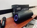 ROBERILLINE德國柏林之聲G7Pro 藍(lán)牙音箱家用ktv聲卡便攜戶外低音炮K歌音響 G7Pro浩瀚黑-音箱+雙支麥+遙控器 曬單實(shí)拍圖