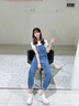 Ebonka彩虹老爹鞋女ins潮2025新款夏季鏤空網(wǎng)面透氣厚底內(nèi)增高小白鞋子 白色 37 曬單實(shí)拍圖