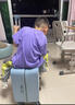 Walker Shop兒童行李箱新款可坐騎拉桿箱6-12歲男女孩旅游可登機密碼旅行箱 灰藍色 20英寸 【可登機】 曬單實(shí)拍圖