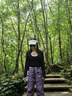 IZEXX美式戶外男士沖鋒工裝防潑水山系傘兵寬松運動休閑褲IZ92草甸紫S 曬單實拍圖