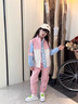 G.DUCKKIDS女童時(shí)髦套裝洋氣秋裝2025新款兒童秋冬大童加絨運(yùn)動(dòng)女孩冬季加厚 粉色兩件套 130 cm 曬單實(shí)拍圖