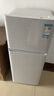 TCL 116升二級能效雙開門兩門二門養(yǎng)鮮冰箱小戶型小型家用節(jié)能電冰箱租房國家補貼118升級款R116L5-B 曬單實拍圖