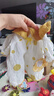 G.DUCKKIDS小黃鴨新款女童洋氣女寶寶夏裝兩件套裝0-4歲嬰兒棉夏天衣服 黃色 80 cm【7個(gè)月到一歲】 曬單實(shí)拍圖