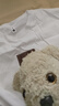 真維斯（JEANSWEST）純棉男士短袖t恤2025新款夏季寬松男生上衣服男半袖體恤男裝 灰杏+白色【優(yōu)惠兩件裝】 4XL （推薦165-180斤） 曬單實拍圖