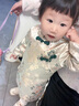 G.DUCKKIDS小黃鴨童裝女童旗袍春秋新中式國風(fēng)兒童漢服洋氣可愛女寶寶連衣裙 粉色 100 （建議身高90cm 3-4歲）cm 曬單實拍圖