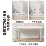 全品屋可折疊書(shū)桌電腦桌臺(tái)式學(xué)生長(zhǎng)條桌臥室簡(jiǎn)易書(shū)桌寫字學(xué)習(xí)桌子辦公桌 曬單實(shí)拍圖