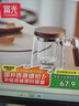 富光泡茶杯茶水分離高硼硅玻璃杯辦公室喝茶水杯子花茶杯公道杯500ml 曬單實拍圖