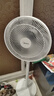 美的（Midea）電風(fēng)扇 家用七葉立式落地扇宿舍臥室輕音節(jié)能搖頭桌面小風(fēng)扇大風(fēng)力空氣循環(huán)風(fēng)扇 SAF30AC  曬單實(shí)拍圖