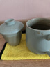 尚言坊汝窯茶杯辦公會議茶杯個人泡茶杯茶水分離杯高檔陶瓷茶具喝茶杯子 曬單實拍圖