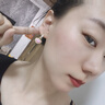 伊燦氣質(zhì)粉色桃子耳環(huán)顯臉瘦設計感耳扣時(shí)尚個(gè)性耳飾2025新款爆款耳釘 鑲鉆粉色桃子耳扣 曬單實(shí)拍圖