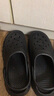 多菲尼森輪胎洞洞鞋男士夏季厚底增高防滑防臭沙灘涼鞋eva包頭拖鞋男外穿 黑色（建議往大拍） 41 （適合40-41） 曬單實(shí)拍圖