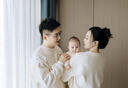 G. DUCKKIDS小黃鴨親子裝一家三口小月齡百天照周歲嬰兒連體衣爬服母女母子?jì)?杏色(不加絨) 90 童裝(ME) 曬單實(shí)拍圖