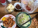 美廚（maxcook）一次性餐盒飯盒分格打包盒帶蓋大容量五格方形 1.1L*20套MCPJ2337 曬單實(shí)拍圖
