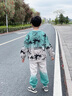 G.DUCKKIDS小黃鴨兒童裝男童春裝套裝春秋款2025新款男孩運動酷帥氣大童衛(wèi)衣 綠色 170 cm 曬單實拍圖