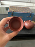 蘇蔻吳濤老師宜興紫砂壺純手工茶具套裝功夫茶具手把壺送禮 納福一壺兩杯（灑金款） 3頭 曬單實拍圖