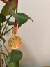 【先生推薦】八寶羅盤黃財(cái)神蛇年新款新中式金色黃財(cái)神鑰匙扣吊墜 八寶羅盤黃財(cái)神吊墜款+禮盒 曬單實(shí)拍圖