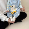 班喜迪嬰兒衣服套裝秋裝洋氣嬰幼兒連體衣超萌寶寶外出服春秋背帶褲爬服 藍(lán)色 80cm 曬單實(shí)拍圖