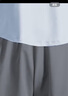 徽昂運動套裝女瑜伽服女跑步健身服速干衣t恤網(wǎng)紗美背短袖短褲藍灰XL 曬單實拍圖