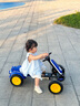 AULDEY兒童電動(dòng)四輪卡丁車1-8歲平衡車四輪小孩禮物可坐帶遙控免安裝 櫻花粉單驅(qū)小電瓶藍(lán)牙音樂遙控 曬單實(shí)拍圖